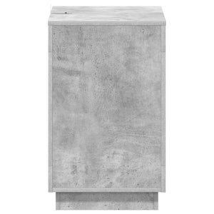 Τραπεζάκι Πλευράς Γκρι Σκυροδέματος 60 x 40 x 65 εκ. - Pakobazaar