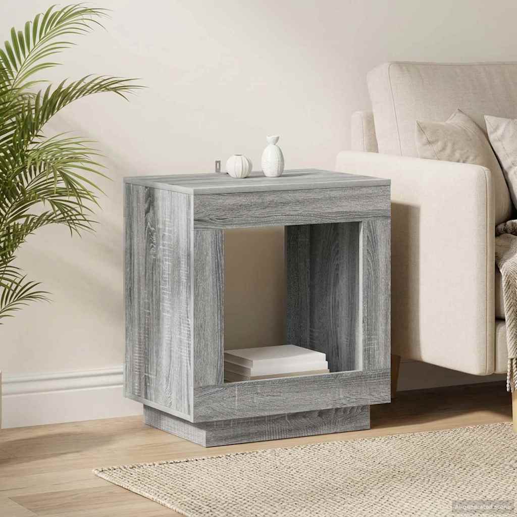 Τραπεζάκι Πλευράς Γκρι Sonoma 60 x 40 x 65 εκ. - Pakobazaar
