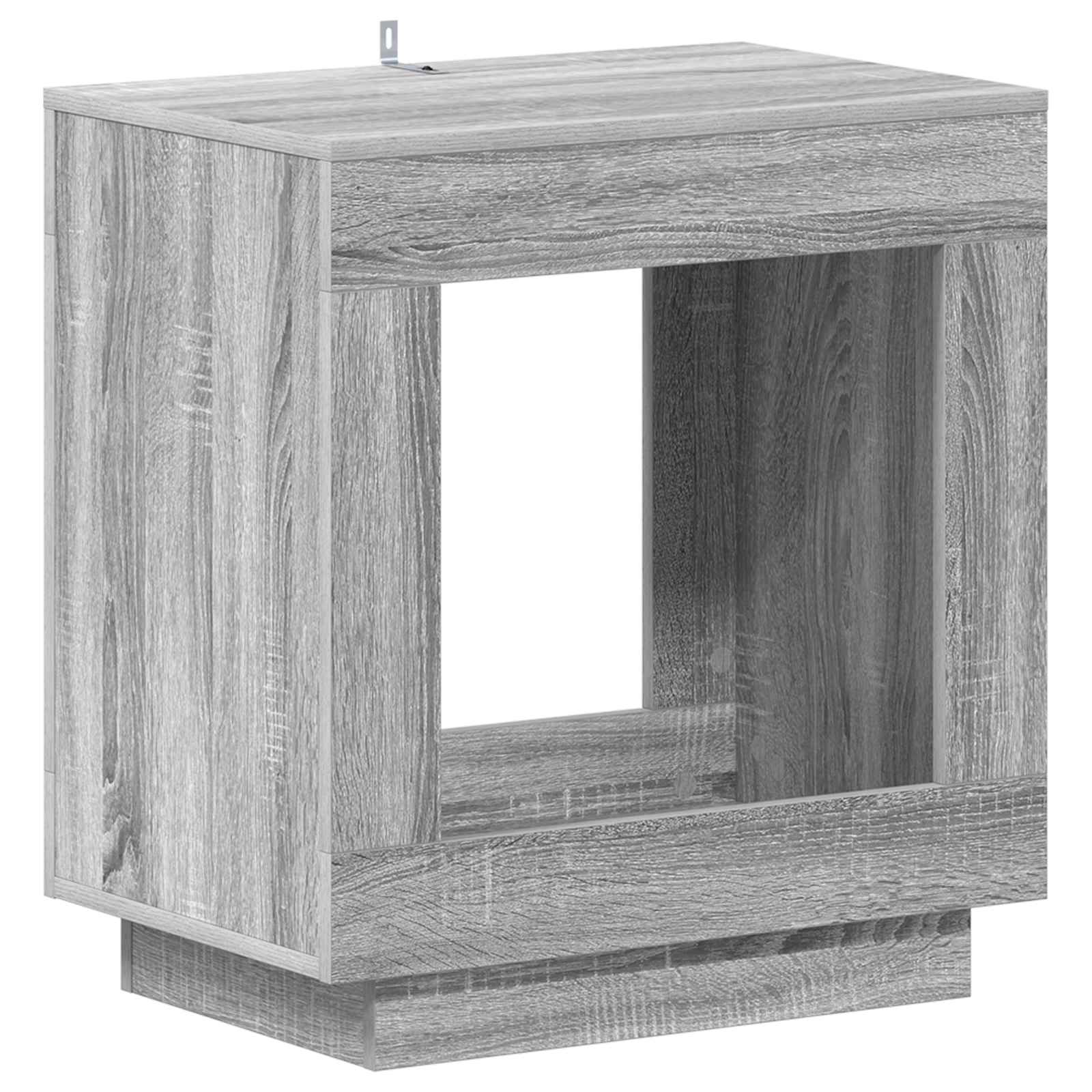 Τραπεζάκι Πλευράς Γκρι Sonoma 60 x 40 x 65 εκ. - Pakobazaar