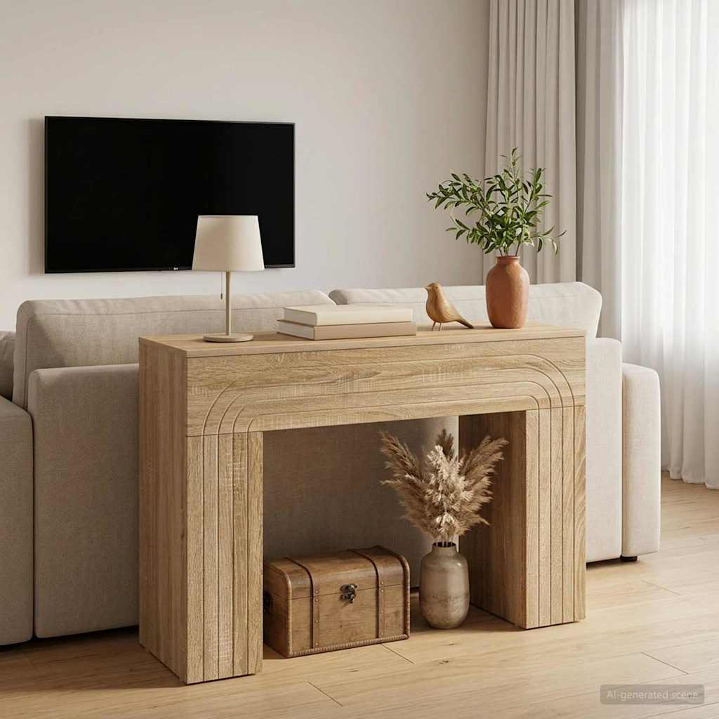 Τραπεζάκι σαλονιού Sonoma Δρυς 102 x 35 x 75 εκ - Pakobazaar