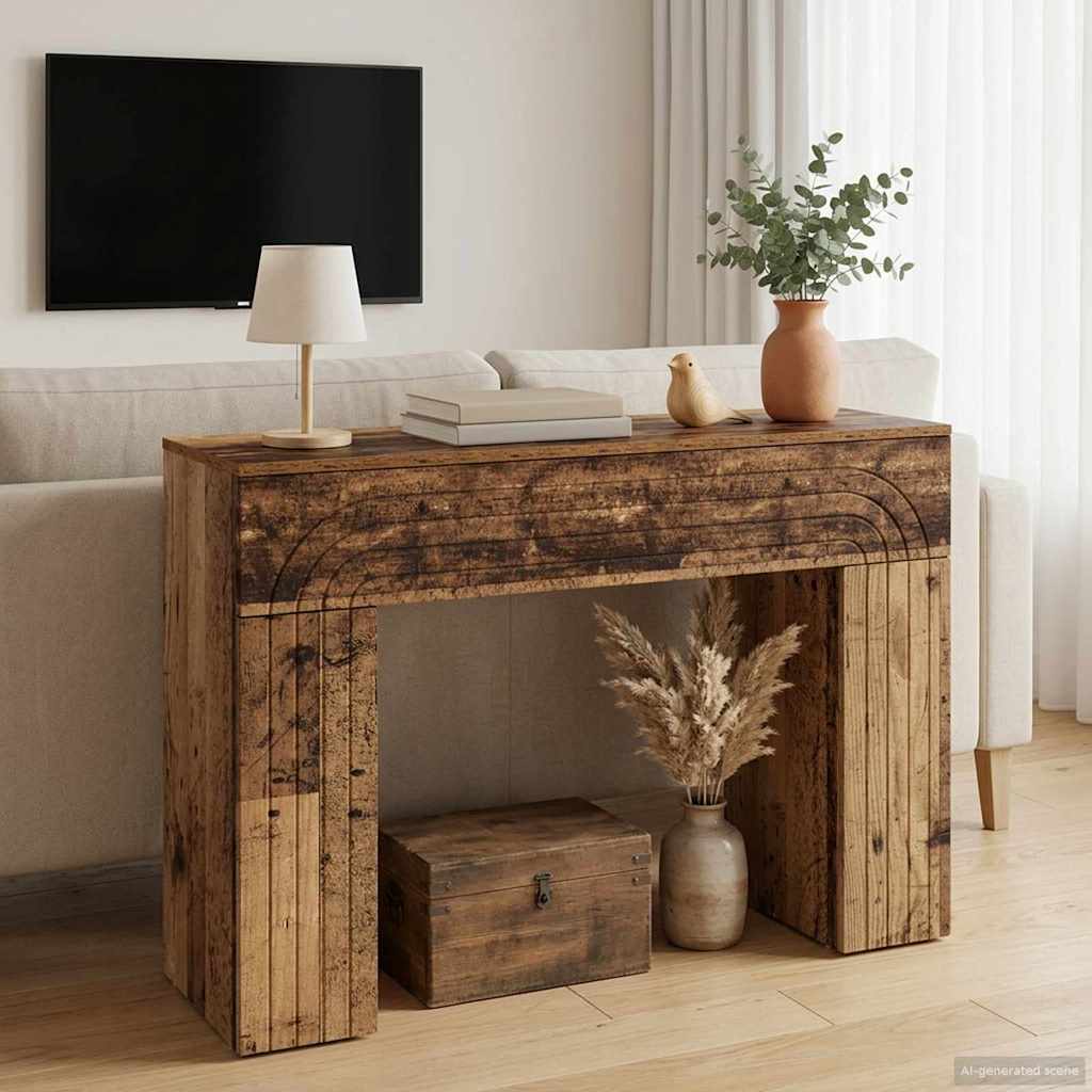 Τραπεζάκι σαλονιού Παλαιωμένο ξύλο 102 x 35 x 75 εκ - Pakobazaar
