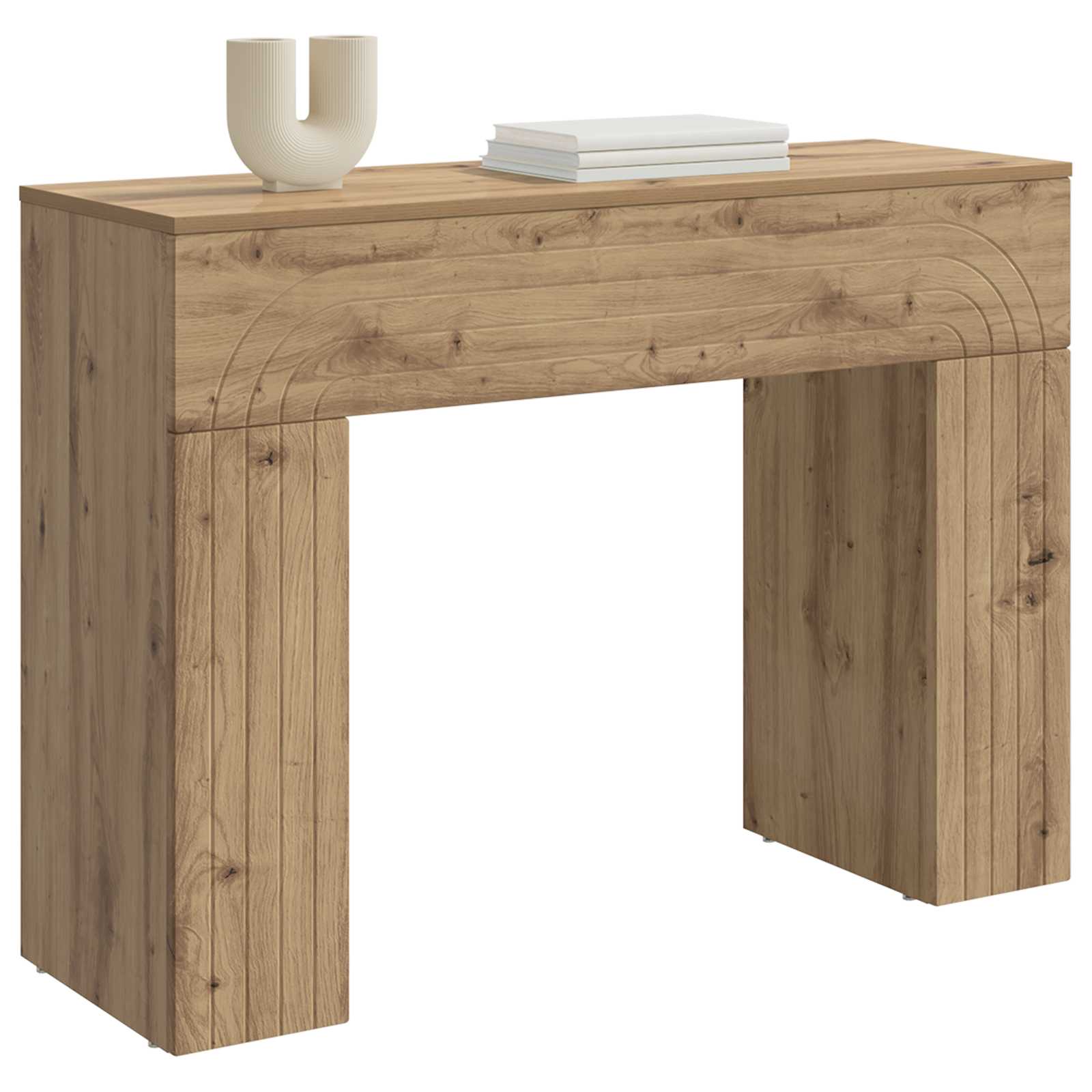 Τραπεζάκι σαλονιού Artisan Δρυς 102 x 35 x 75 εκ - Pakobazaar