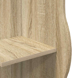 Γωνιακό ράφι Sonoma Δρυς 34 x 33 x 102 εκ Επεξεργασμένο Ξύλο - Pakobazaar