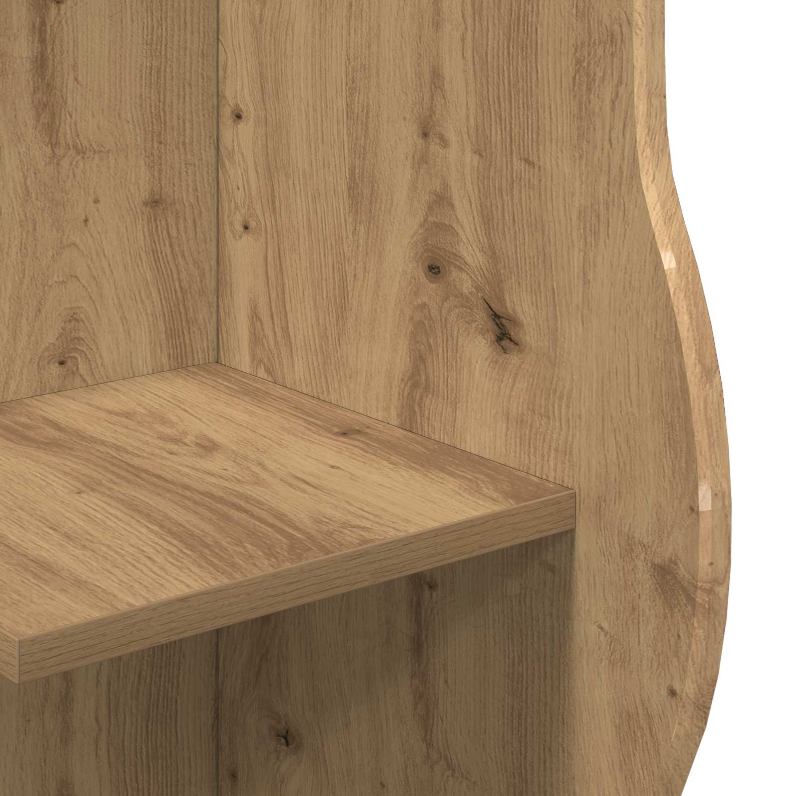 Γωνιακό ράφι Artisan Δρυς 34 x 33 x 102 εκ Επεξεργασμένο Ξύλο - Pakobazaar