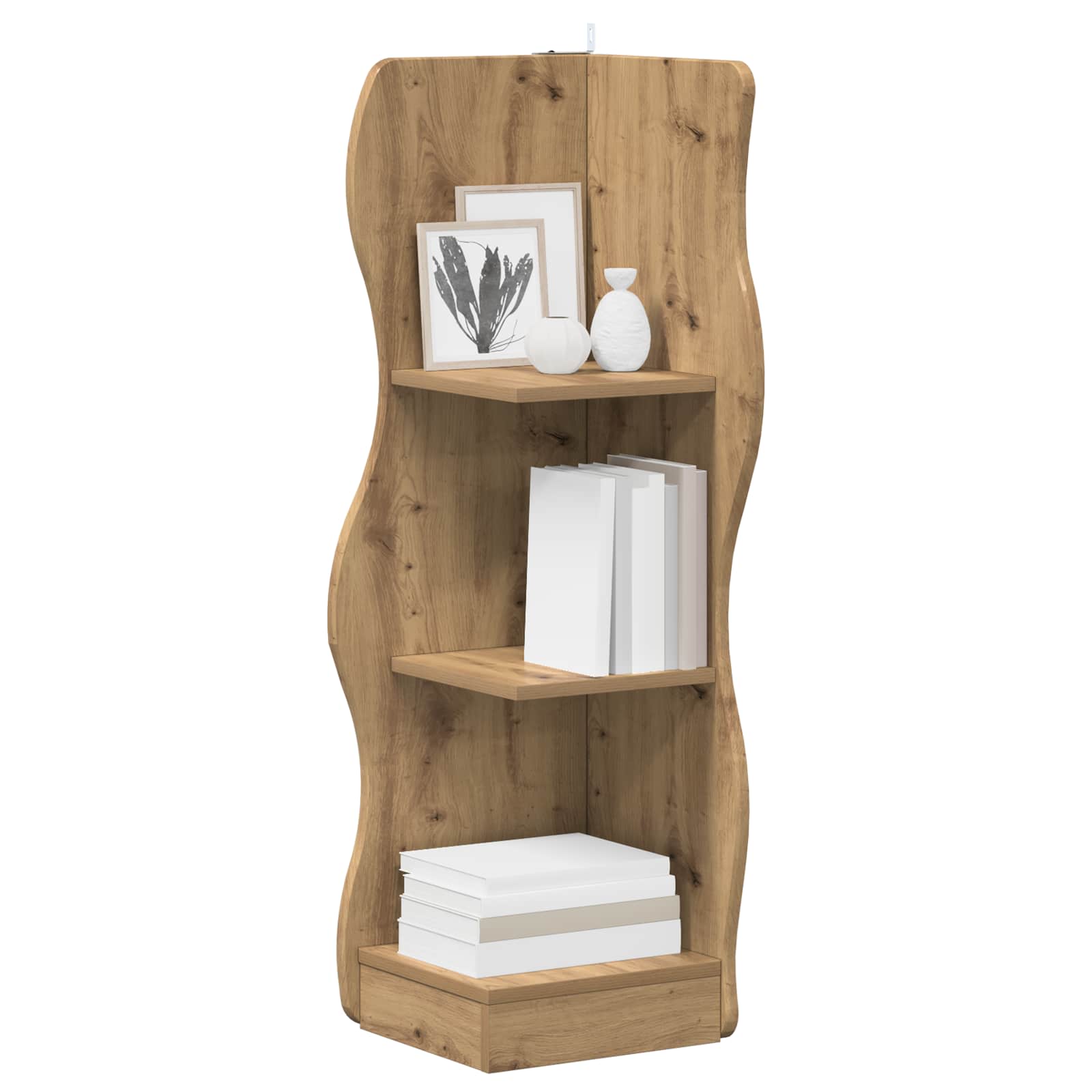 Γωνιακό ράφι Artisan Δρυς 34 x 33 x 102 εκ Επεξεργασμένο Ξύλο - Pakobazaar