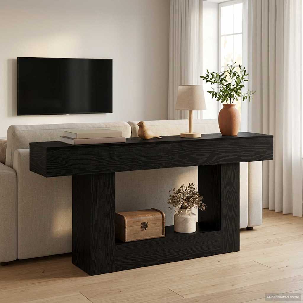 Μαύρη Δρυς 160 x 30 x 74 εκ - Pakobazaar