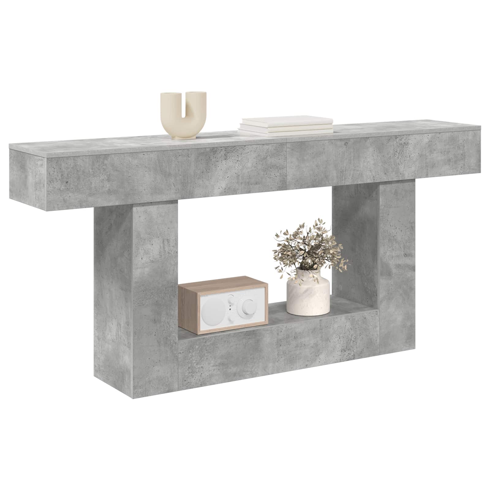 Σκυρόχρωμο Γκρι 160 x 30 x 74 εκ - Pakobazaar