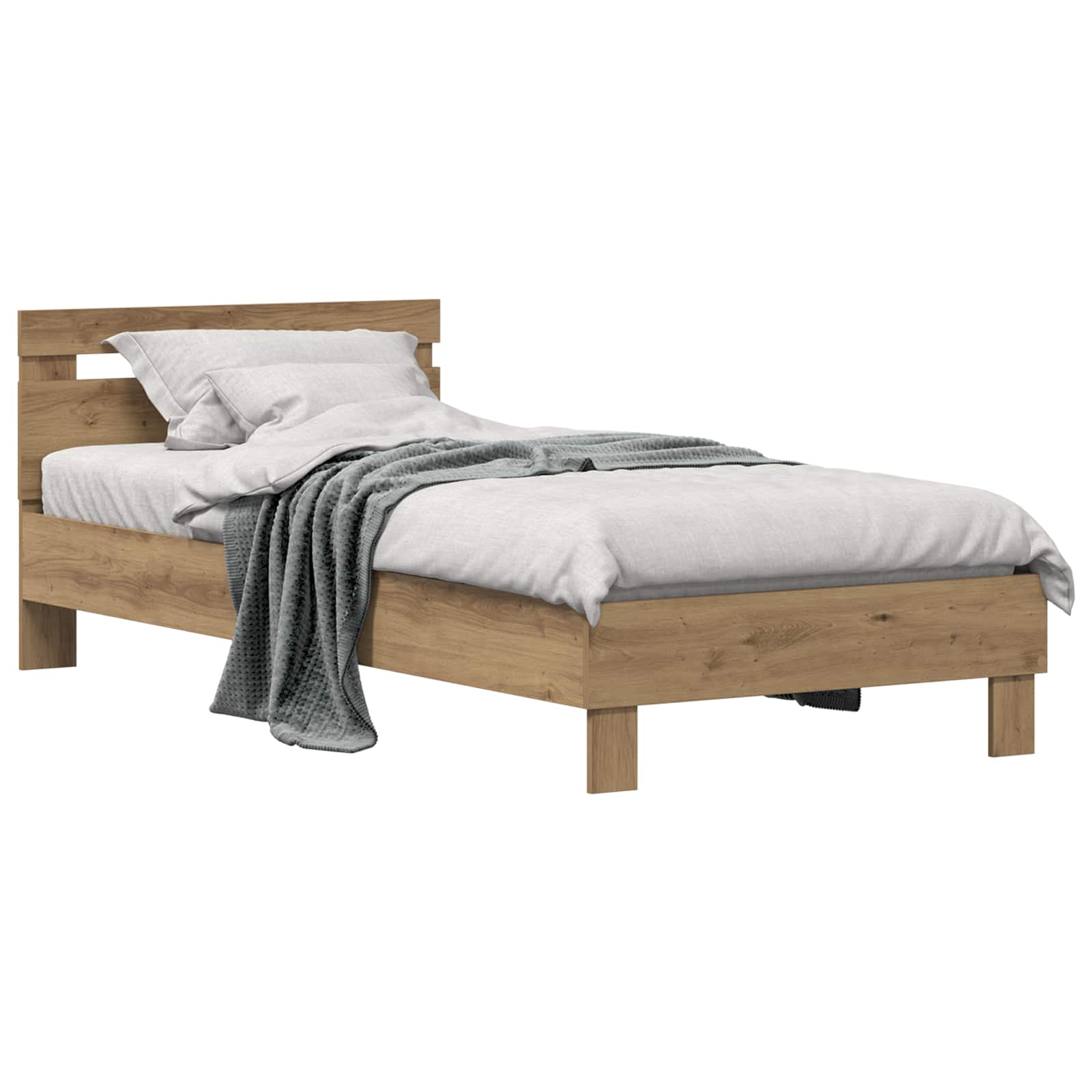 Σκελετός Κρεβατιού Artisan Oak 75 x 190 cm Επεξεργασμένο ξύλο - Pakobazaar