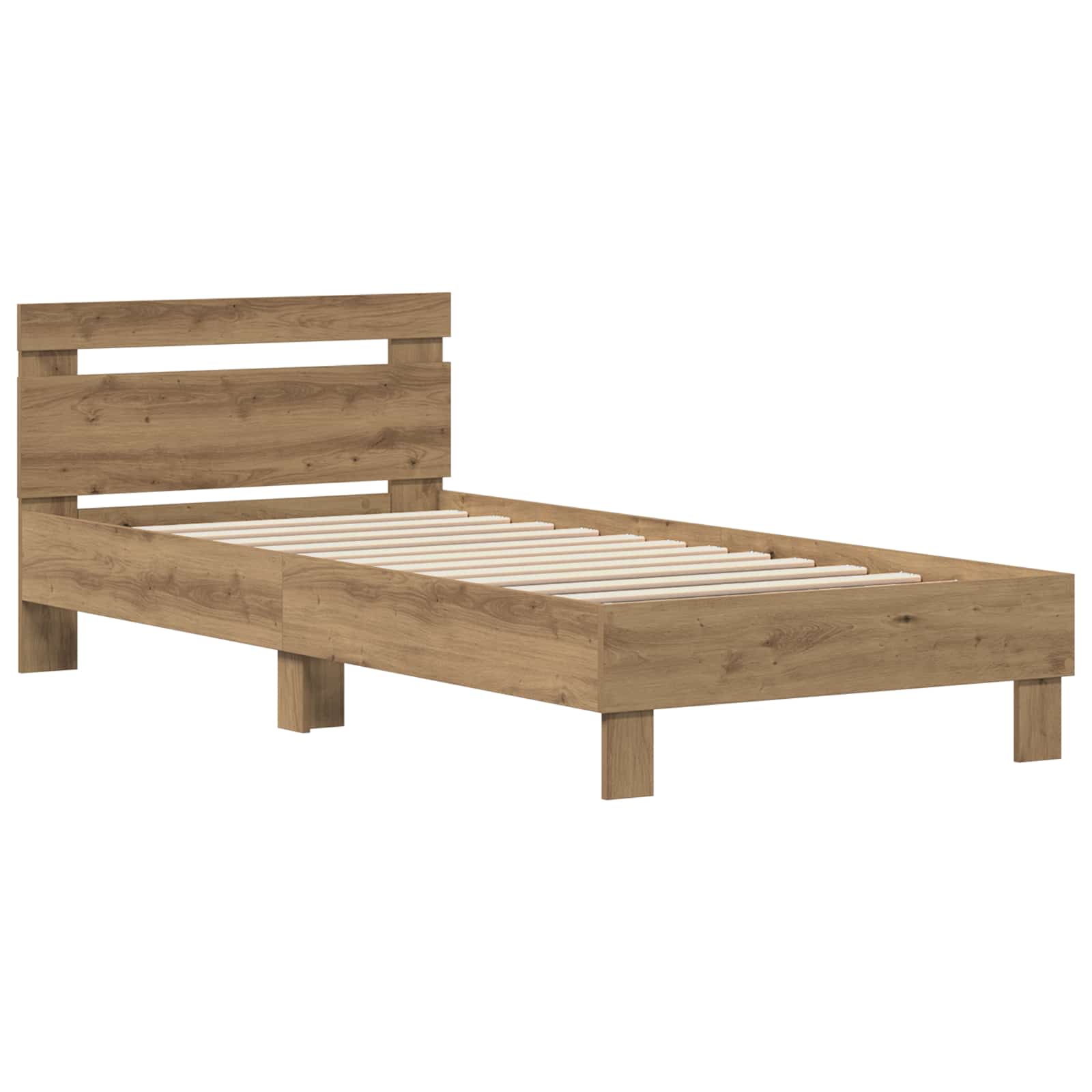Σκελετός Κρεβατιού Artisan Oak 75 x 190 cm Επεξεργασμένο ξύλο - Pakobazaar