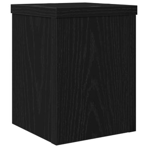 Βάση φυτών 2 pcs Μαύρη Οξυά 15 x 15 x 20 εκ. Επεξεργασμένο ξύλο - Pakobazaar