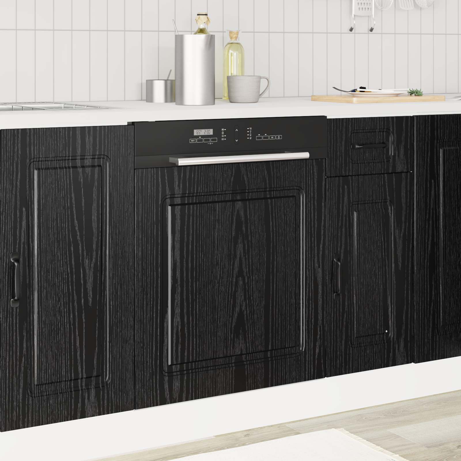Πάνελ πλυντηρίου πιάτων Kalmar Μαύρη Οξυά 60 x 1,5 x 57 εκ