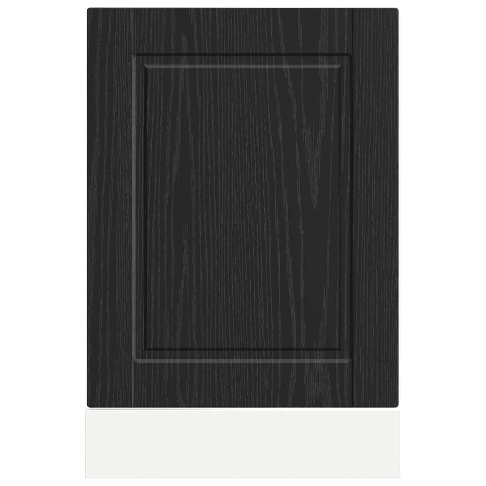 Ντουλάπα Κουζίνας Μαύρη Οξυά 45 x 1,5 x 67 εκ.