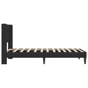 Σκελετός Κρεβατιού με κεφαλάρι Μαύρο 80 x 200 cm Βελούδο - Pakobazaar
