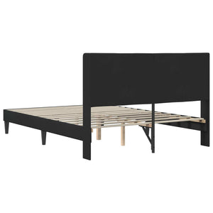 Σκελετός Κρεβατιού με κεφαλάρι Μαύρο 120 x 200 cm Βελούδο - Pakobazaar