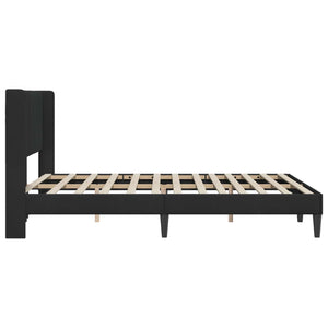 Σκελετός Κρεβατιού με κεφαλάρι Μαύρο 120 x 200 cm Βελούδο - Pakobazaar