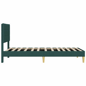 Σκελετός Κρεβατιού Σκούρο Πράσινο 90 x 190 cm ύφασμα - Pakobazaar