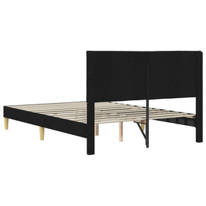 Σκελετός Κρεβατιού με κεφαλάρι Μαύρο 140 x 200 cm ύφασμα - Pakobazaar