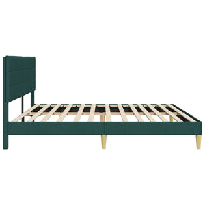 Σκελετός Κρεβατιού Σκούρο Πράσινο 180 x 200 cm Ύφασμα - Pakobazaar