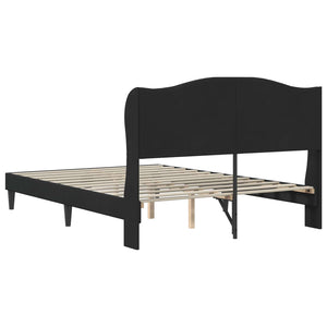 Σκελετός Κρεβατιού με κεφαλάρι Μαύρο 120 x 190 cm Βελούδο - Pakobazaar