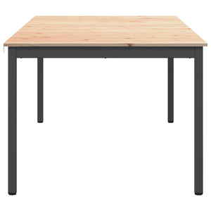 Τραπεζαρία Φυσικό 200 x 100 x 75 cm Στερεά ξυλεία πεύκου - Pakobazaar