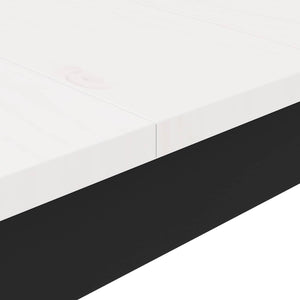 Τραπεζαρία Λευκό 200 x 100 x 75 cm Στερεά ξυλεία πεύκου - Pakobazaar