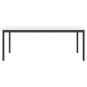Τραπεζαρία Λευκό 200 x 100 x 75 cm Στερεά ξυλεία πεύκου - Pakobazaar