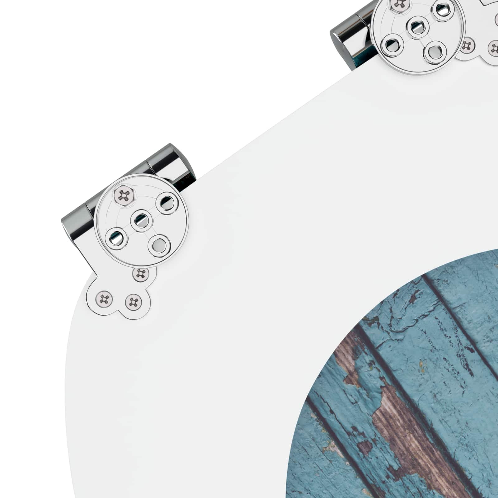 Μαλακή κλειστή λεκάνη 2 pcs Μπλε 44 x 38 εκ. Πίνακας MDF - Pakobazaar