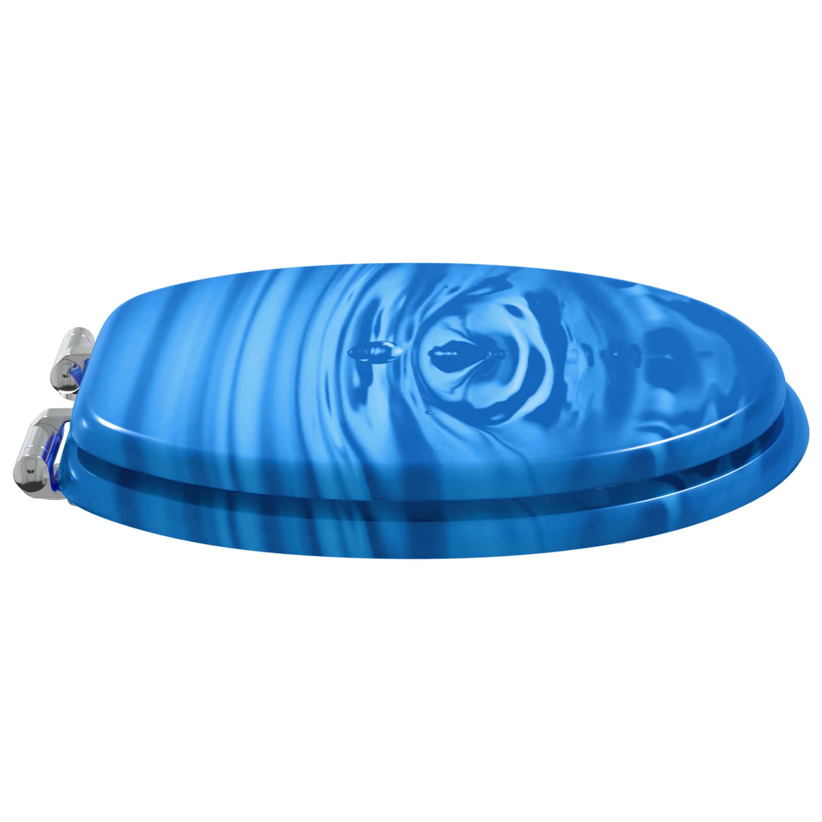 Μαλακή κλειστή λεκάνη 2 pcs Μπλε Σταγόνα 44 x 38 εκ. - Pakobazaar