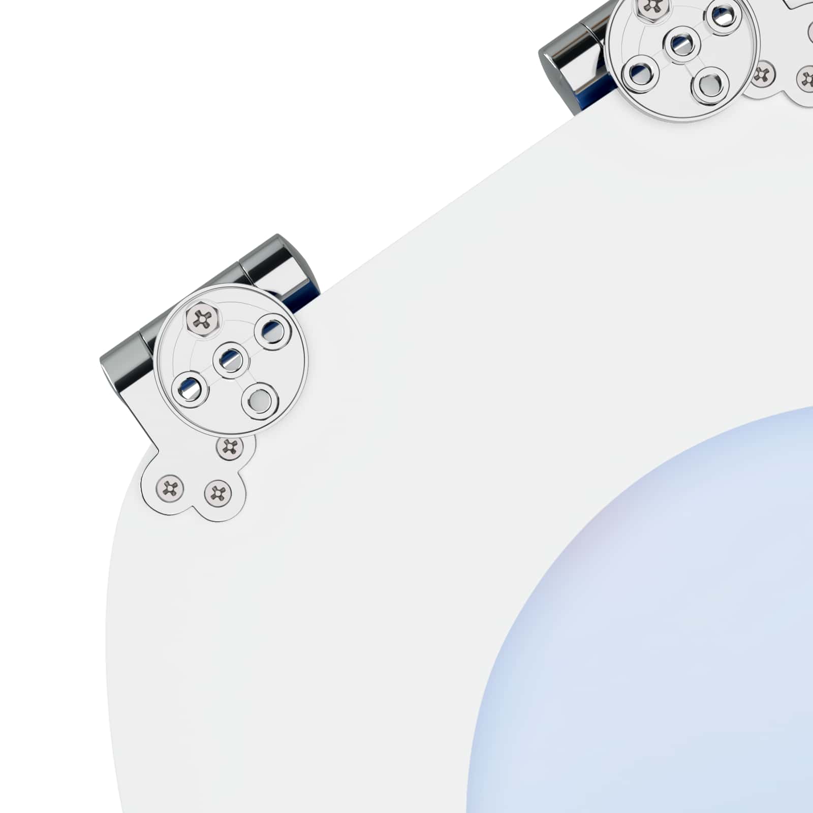 Μαλακή κλειστή λεκάνη 2 pcs Μπλε 44 x 38 εκ. Πίνακας MDF - Pakobazaar