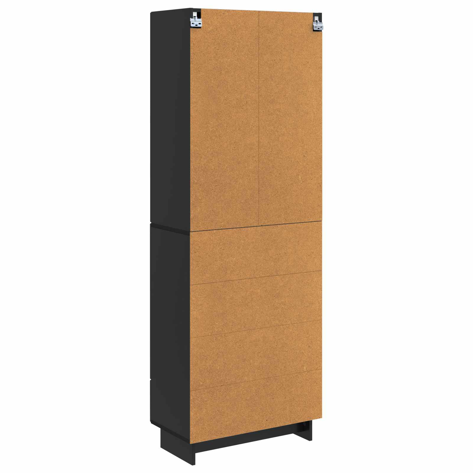 Σέτ Ντουλαπιών 2 pcs Μαύρο 66 x 34,5 x 95 εκ. - Pakobazaar
