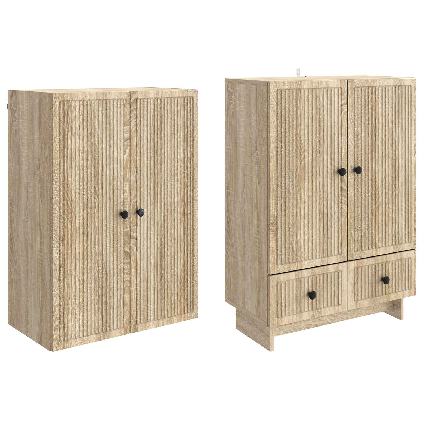 Σέτ Ντουλαπιών 2 pcs Sonoma Δρυς 66 x 34,5 x 95 εκ. - Pakobazaar