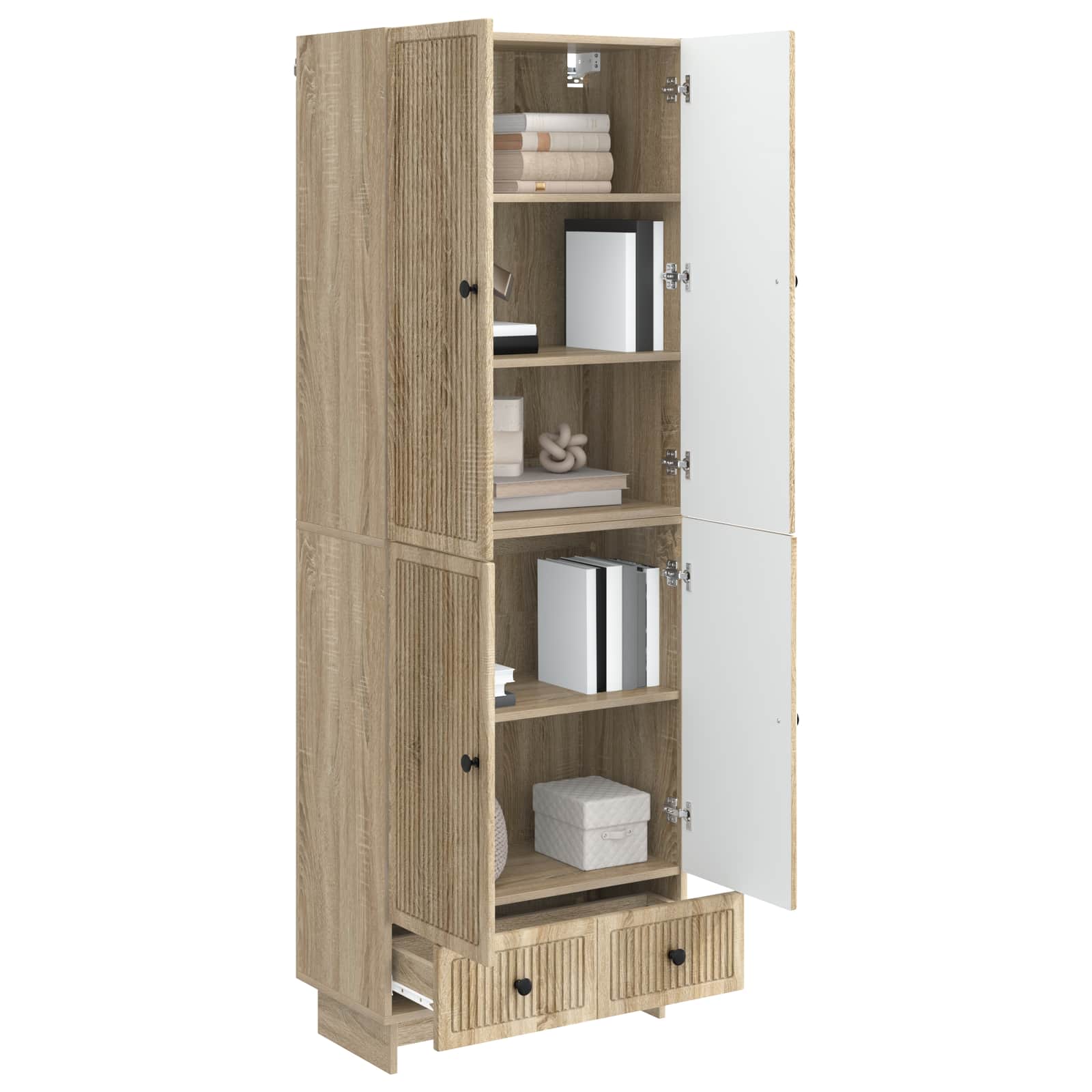 Σέτ Ντουλαπιών 2 pcs Sonoma Δρυς 66 x 34,5 x 95 εκ. - Pakobazaar