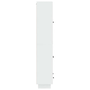 Σέτ Ντουλαπιών 2 pcs Γυαλιστερό Λευκό 66 x 34,5 x 95 εκ. - Pakobazaar