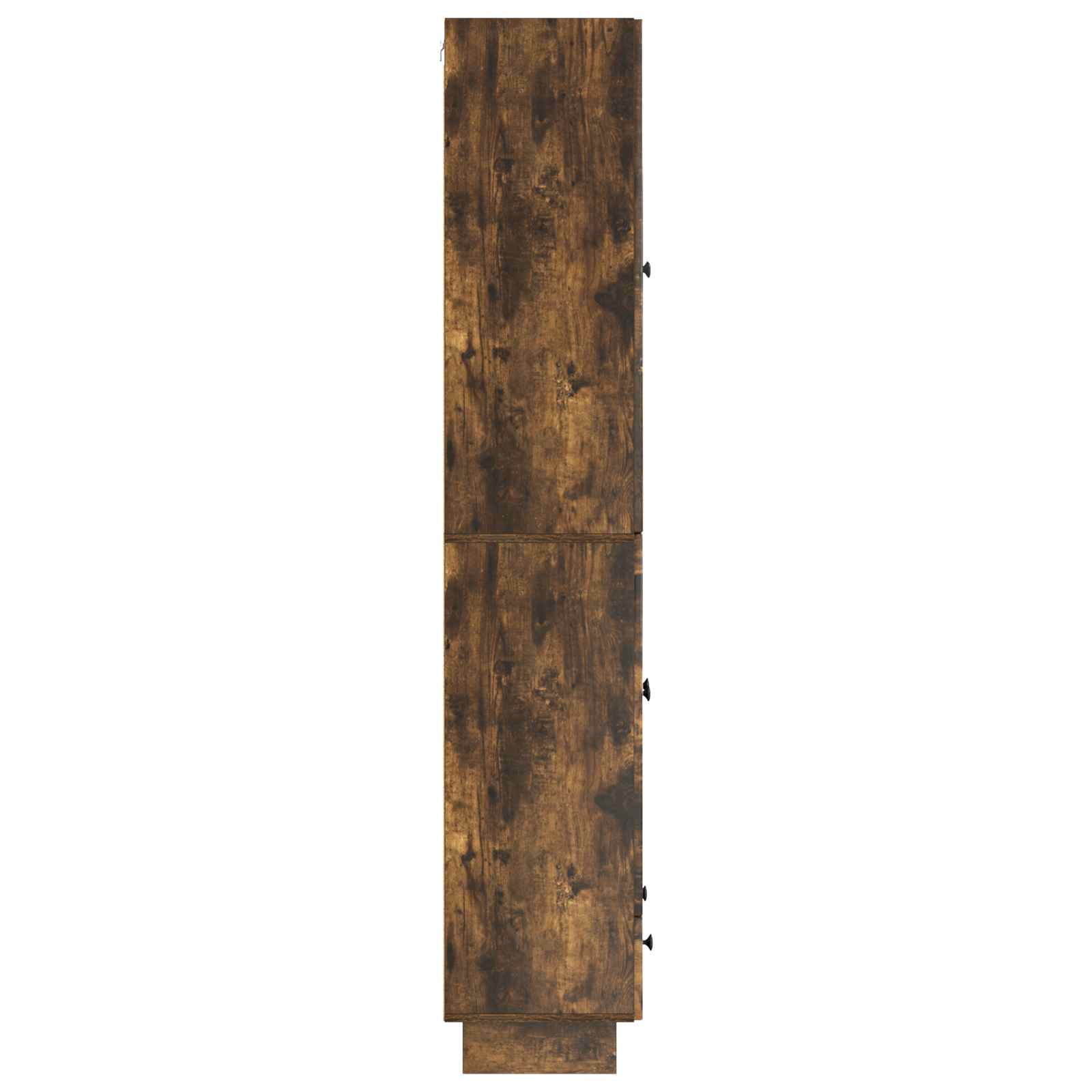 Σέτ Ντουλαπιών 2 pcs Καπνισμένο Ξύλο Δρυός 66 x 34,5 x 95 εκ. - Pakobazaar