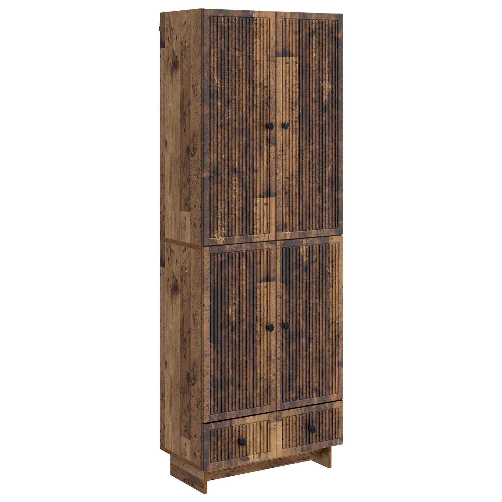Σέτ Ντουλαπιών 2 pcs Παλαιωμένο ξύλο 66 x 34,5 x 95 εκ. - Pakobazaar