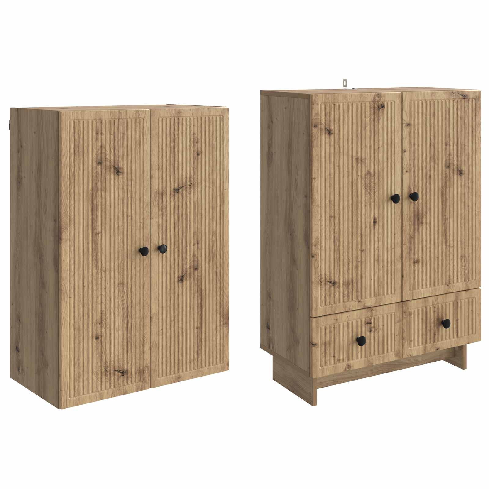 Σέτ Ντουλαπιών 2 pcs Artisan Δρυς 66 x 34,5 x 95 εκ. - Pakobazaar
