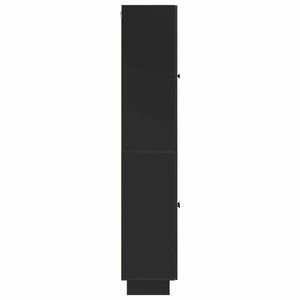 Σέτ Ντουλαπιών 2 pcs Μαύρο 66 x 34,5 x 90 εκ Επεξεργασμένο Ξύλο - Pakobazaar