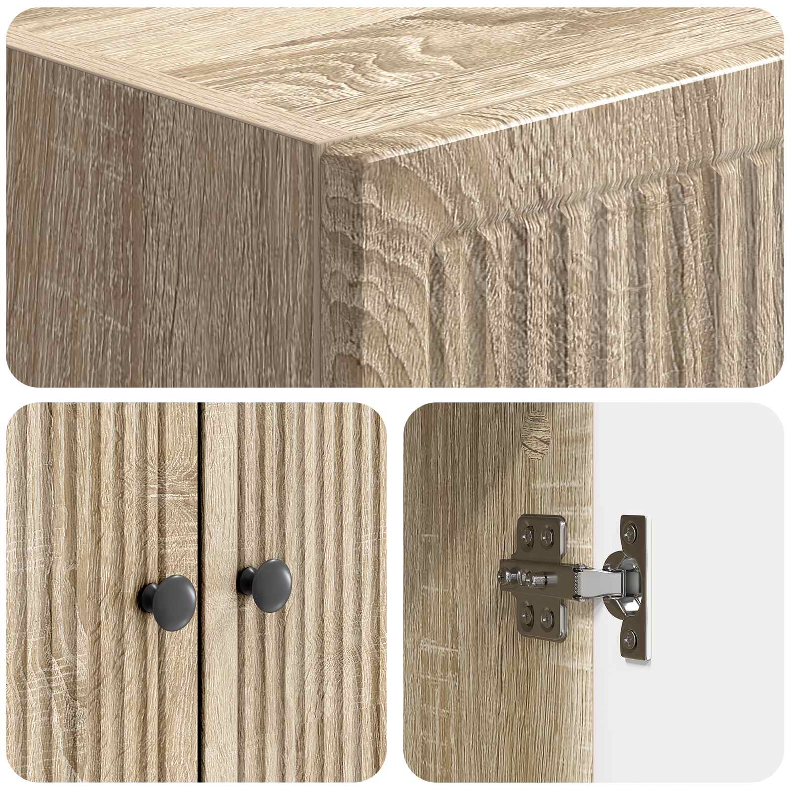 Σέτ Ντουλαπιών 2 pcs Sonoma Δρυς 66 x 34,5 x 90 εκ - Pakobazaar