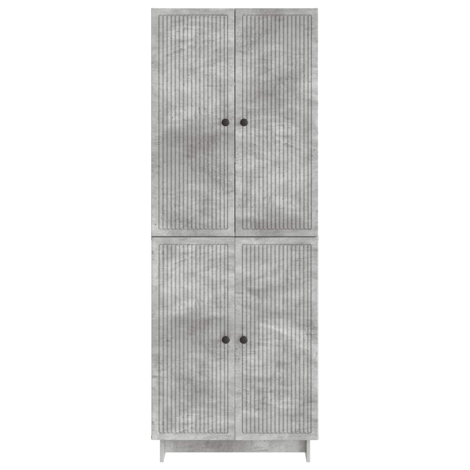 Σέτ Ντουλαπιών 2 pcs Γκρι Σκυροδέματος 66 x 34,5 x 90 εκ - Pakobazaar