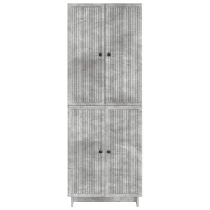 Σέτ Ντουλαπιών 2 pcs Γκρι Σκυροδέματος 66 x 34,5 x 90 εκ - Pakobazaar