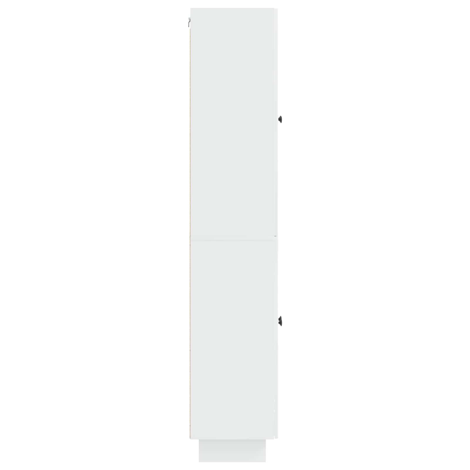 Σέτ Ντουλαπιών 2 pcs Γυαλιστερό Λευκό 66 x 34,5 x 90 εκ - Pakobazaar