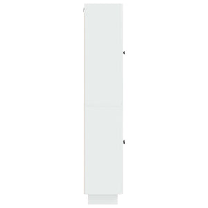 Σέτ Ντουλαπιών 2 pcs Γυαλιστερό Λευκό 66 x 34,5 x 90 εκ - Pakobazaar