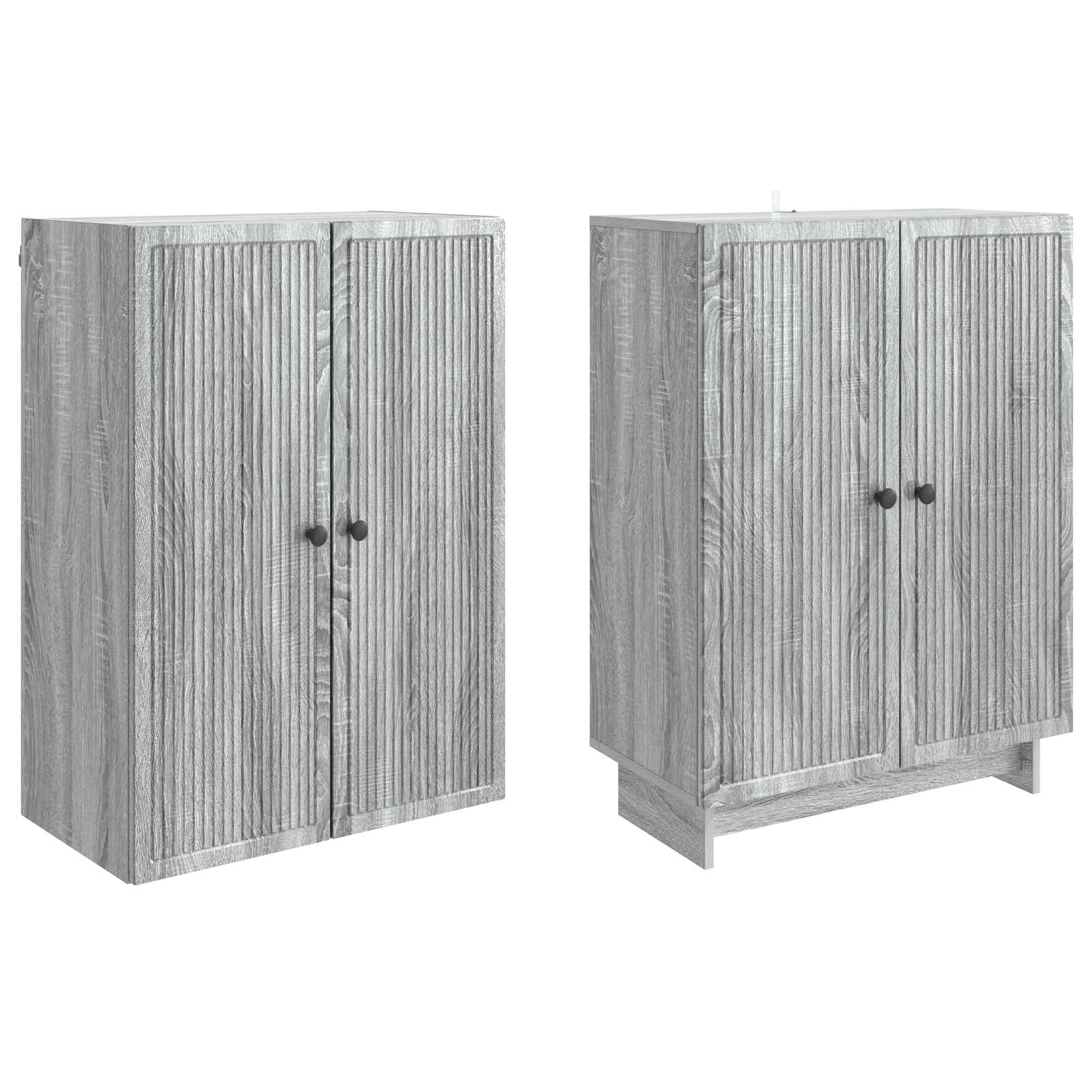 Σέτ Ντουλαπιών 2 pcs Γκρι Sonoma 66 x 34,5 x 90 εκ - Pakobazaar