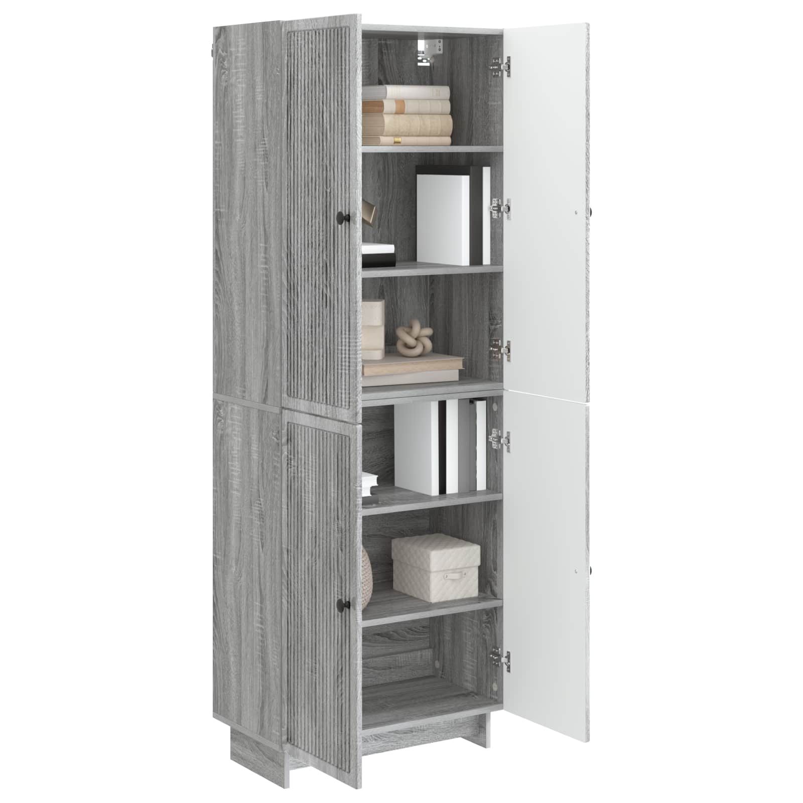 Σέτ Ντουλαπιών 2 pcs Γκρι Sonoma 66 x 34,5 x 90 εκ - Pakobazaar