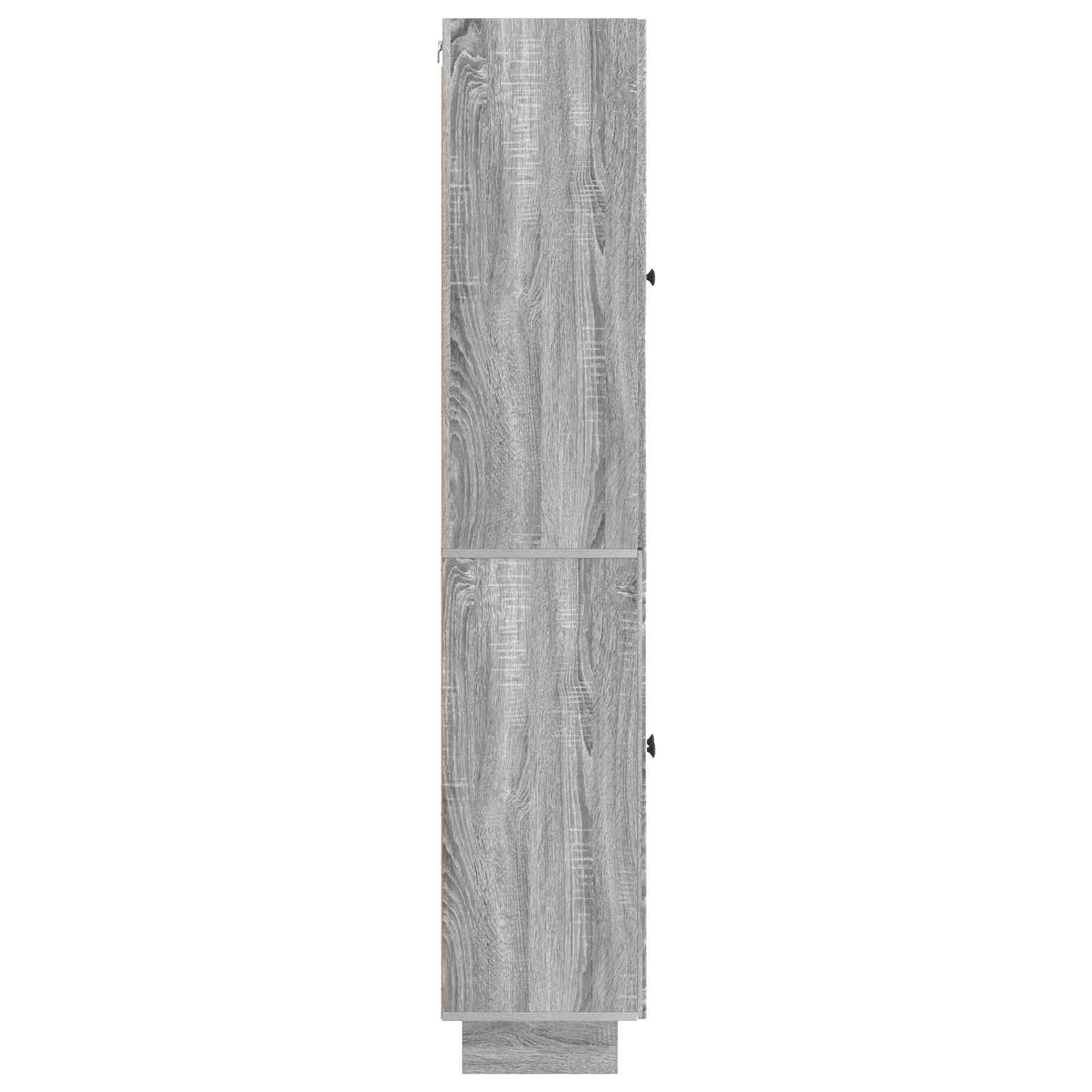 Σέτ Ντουλαπιών 2 pcs Γκρι Sonoma 66 x 34,5 x 90 εκ - Pakobazaar