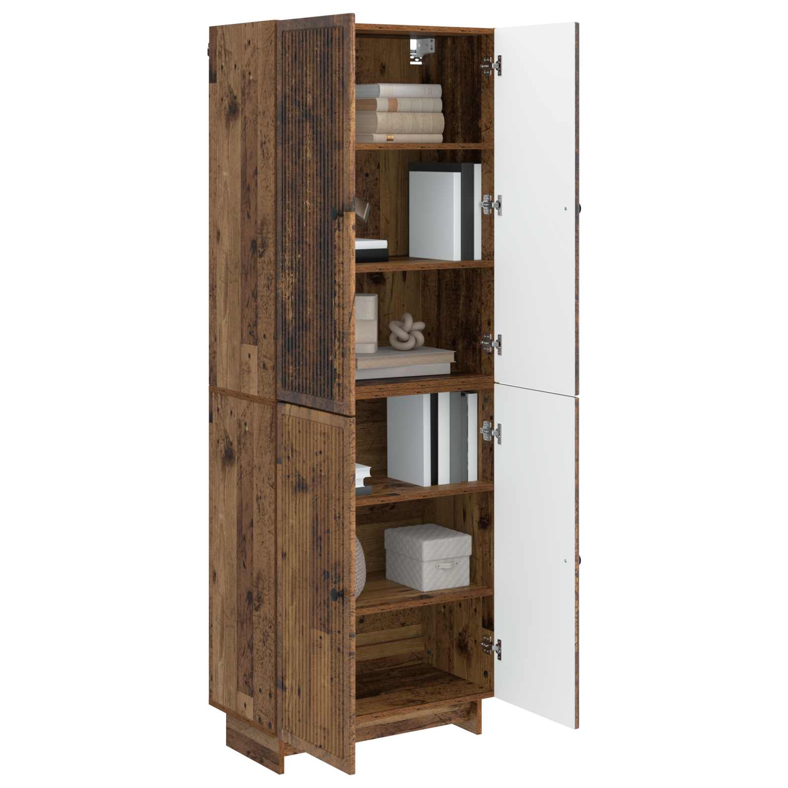 Σέτ Ντουλαπιών 2 pcs Παλαιωμένο ξύλο 66 x 34,5 x 90 εκ - Pakobazaar