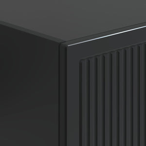 Σέτ Ντουλαπιών 2 pcs Μαύρο 34,5 x 33 x 90 εκ. - Pakobazaar