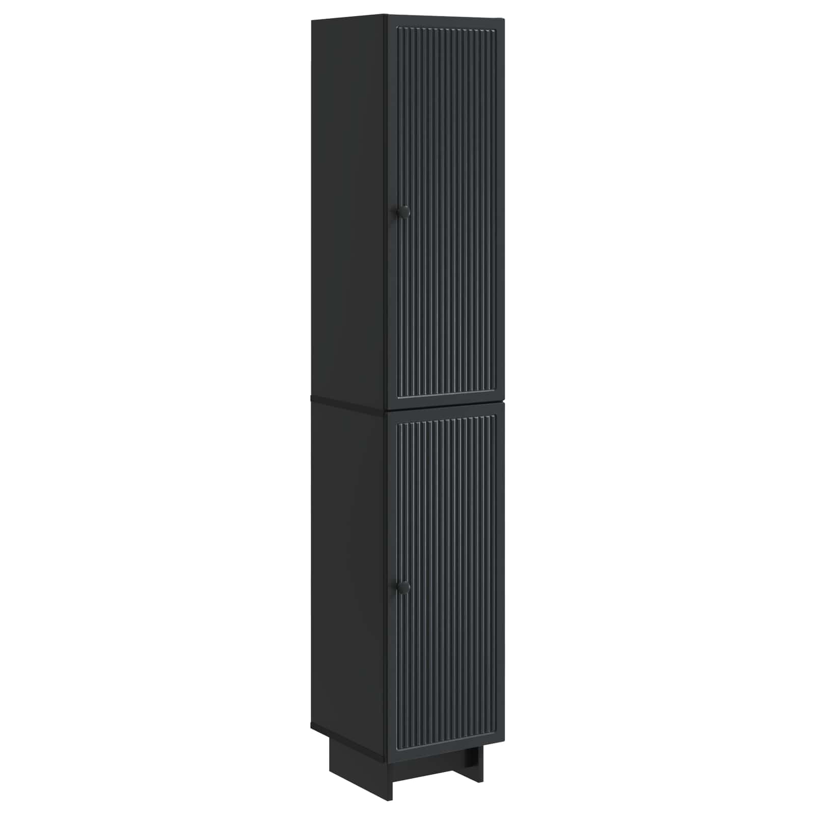 Σέτ Ντουλαπιών 2 pcs Μαύρο 34,5 x 33 x 90 εκ. - Pakobazaar