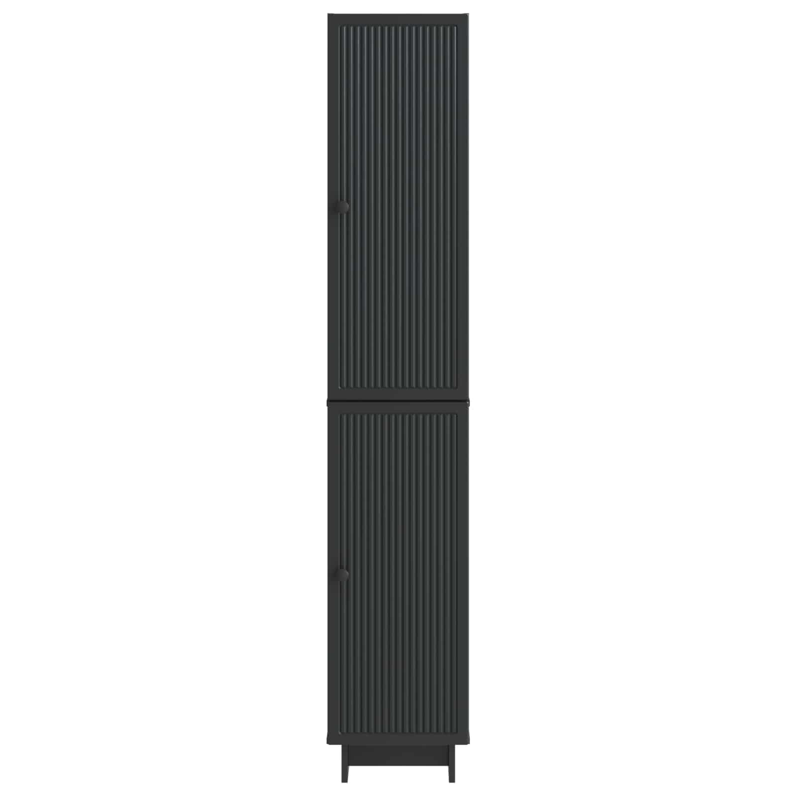 Σέτ Ντουλαπιών 2 pcs Μαύρο 34,5 x 33 x 90 εκ. - Pakobazaar