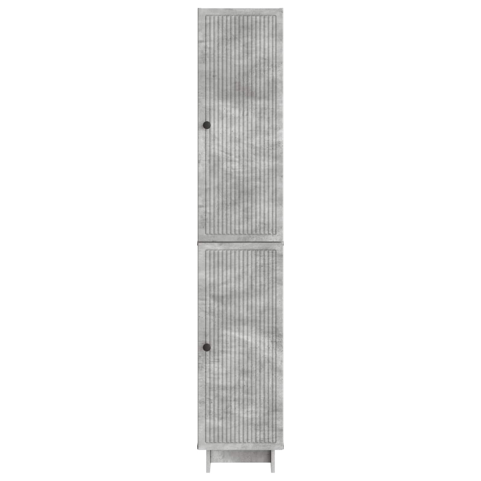 Σέτ Ντουλαπιών 2 pcs Γκρι Σκυροδέματος 34,5 x 33 x 90 εκ. - Pakobazaar